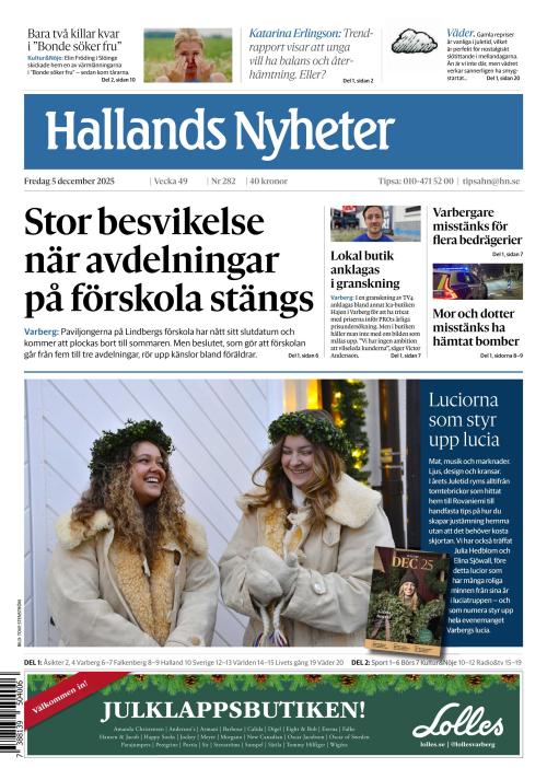 Hallands Nyheter 5.12.2025