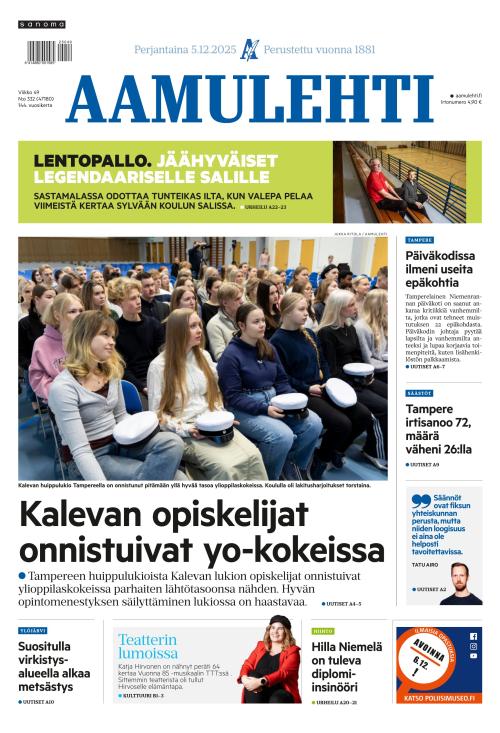 Aamulehti 5.12.2025