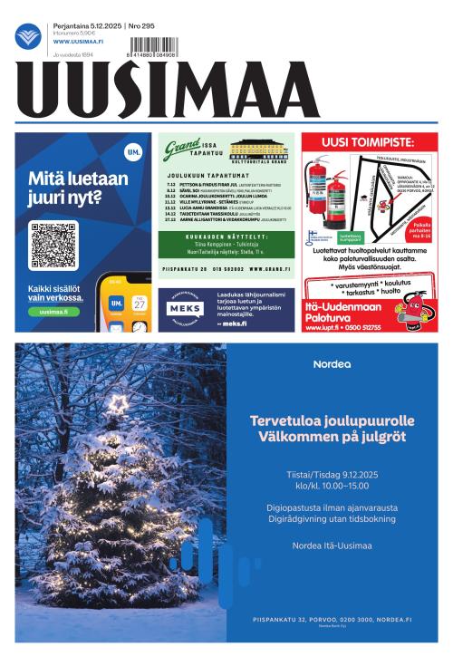 Uusimaa 5.12.2025