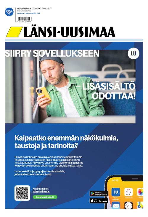 Länsi-Uusimaa 5.12.2025