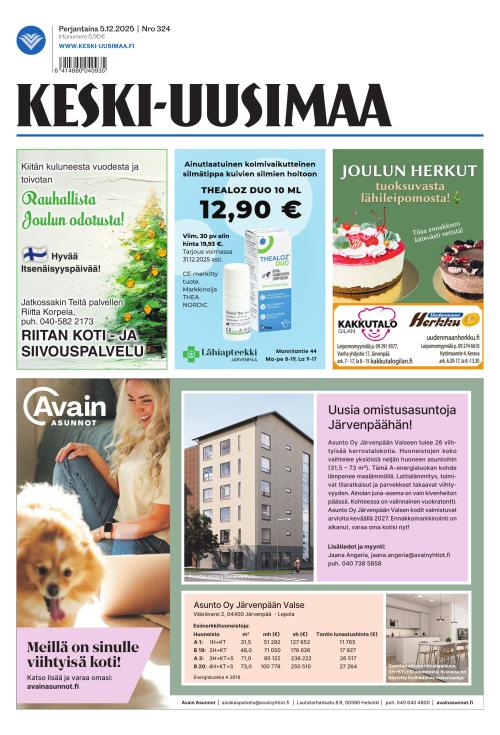 Keski-Uusimaa 5.12.2025