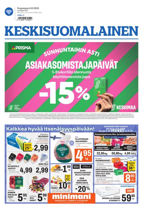 Keskisuomalainen 5.12.2025