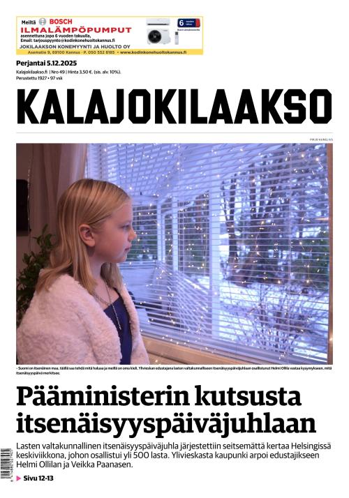 Kalajokilaakso ja Kalajaska 5.12.2025