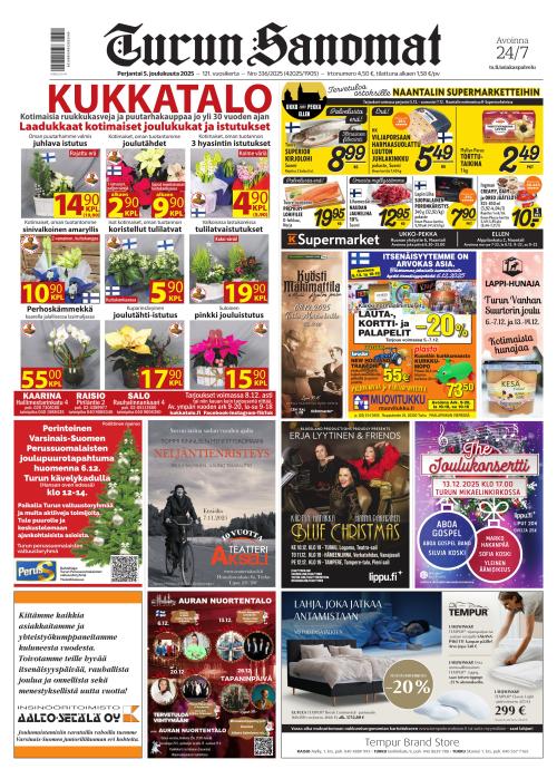 Turun Sanomat 5.12.2025