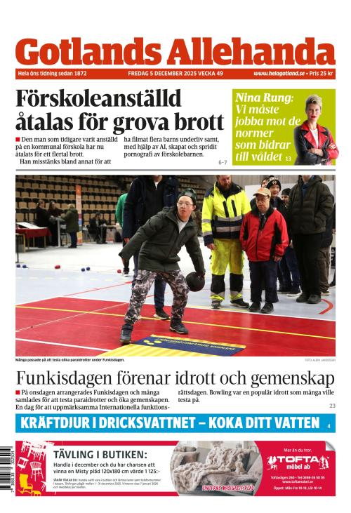 Gotlands Allehanda 5.12.2025