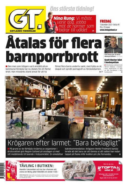 Gotlands Tidningar 5.12.2025