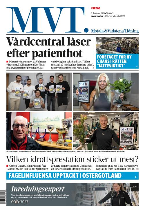Motala Vadstena Tidning 5.12.2025
