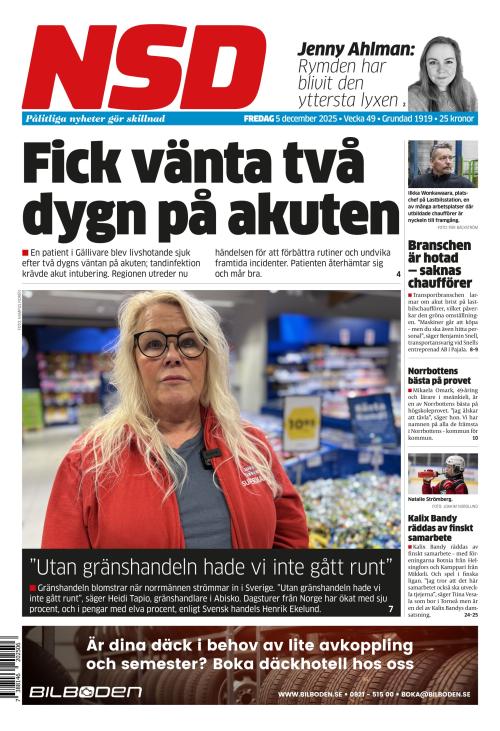 Norrländska Socialdemokraten 5.12.2025