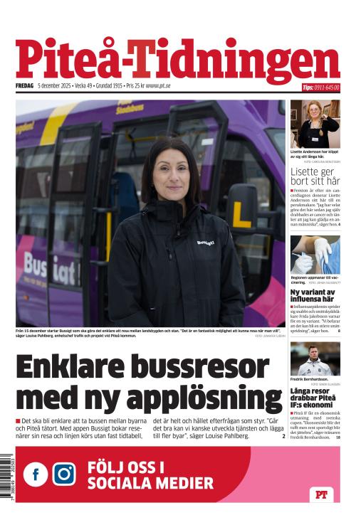 Piteå-Tidningen 5.12.2025