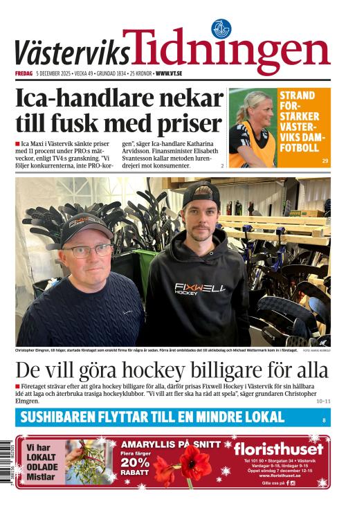 Västerviks-Tidningen 5.12.2025