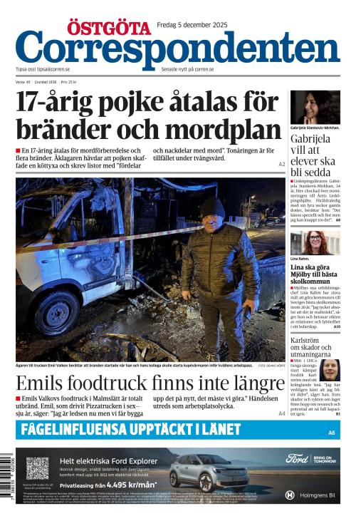 Östgöta Correspondenten 5.12.2025