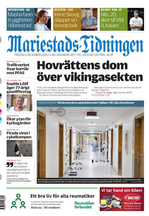 Mariestads-Tidningen 5.12.2025