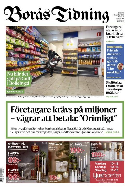 Borås Tidning 5.12.2025