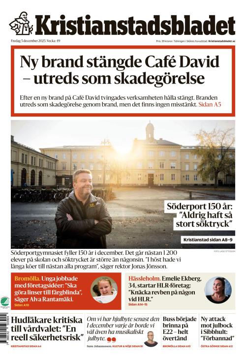 Kristianstadsbladet 5.12.2025