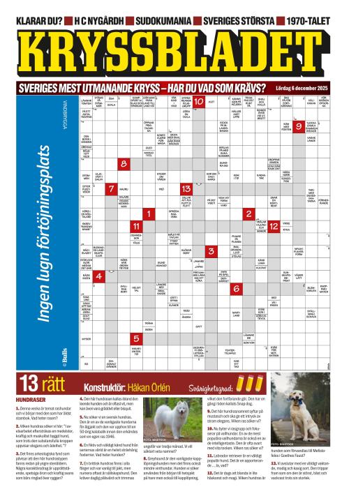 Aftonbladet Lördag 6.12.2025