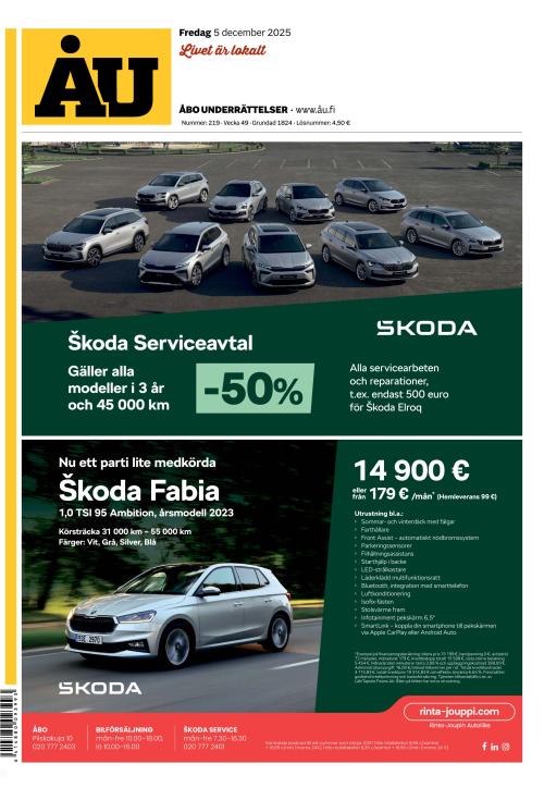 Åbo Underrättelser 5.12.2025
