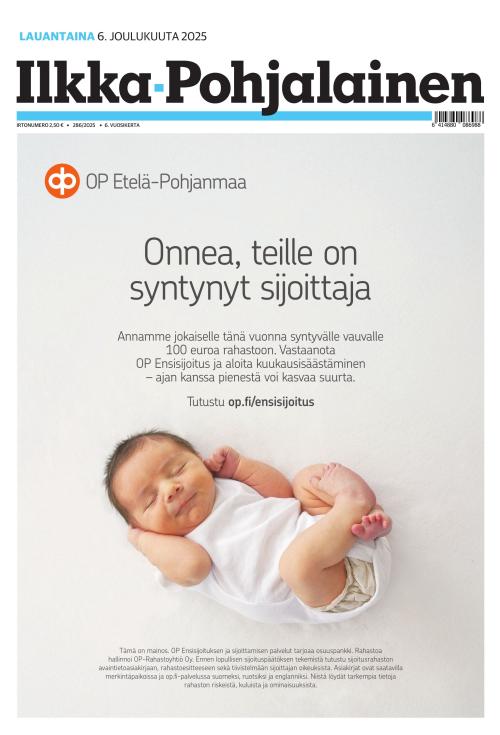 Ilkka-Pohjalainen 6.12.2025