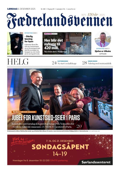 Fædrelandsvennen (NO) 6.12.2025