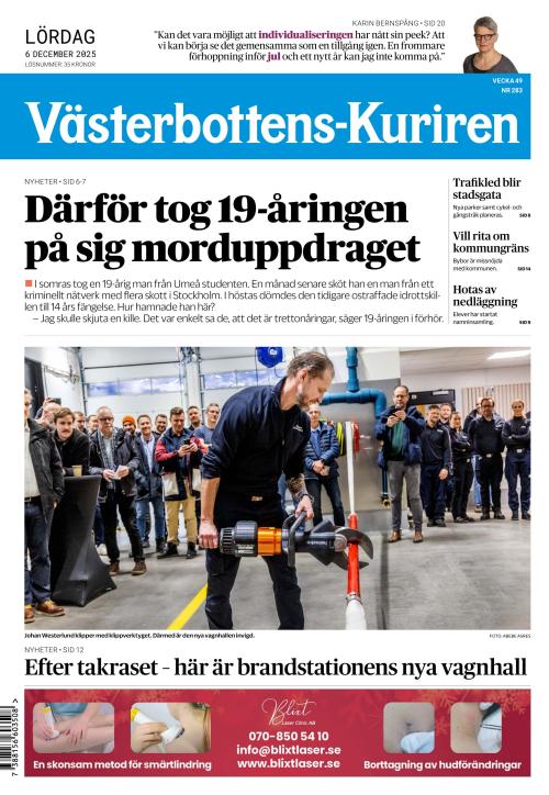 Västerbottens-Kuriren (SE) 6.12.2025