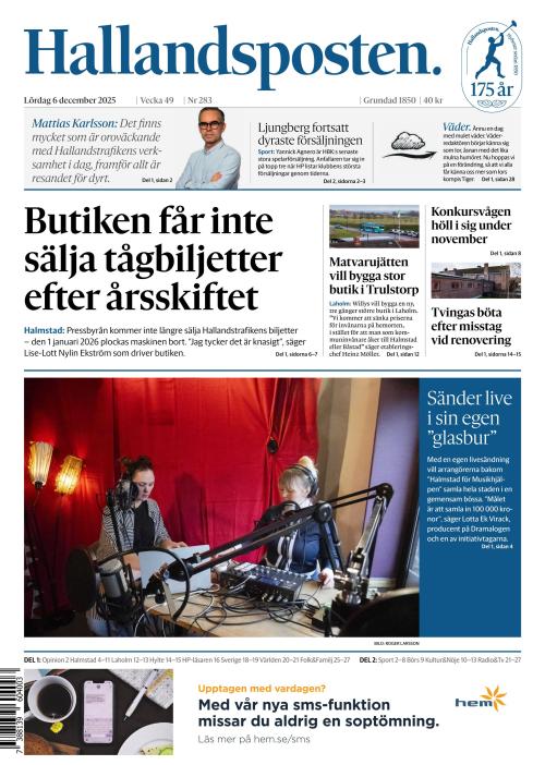 Hallandsposten 6.12.2025