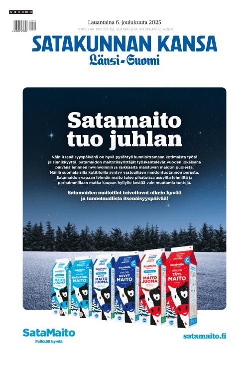 Satakunnan Kansa Länsi-Suomi 6.12.2025