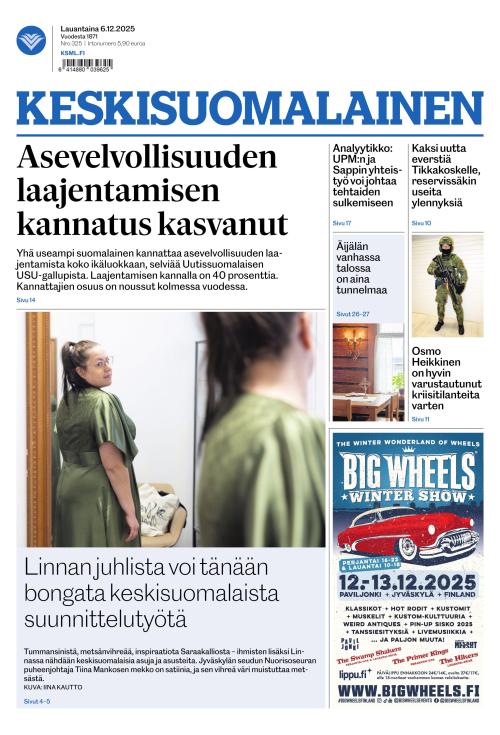Keskisuomalainen 6.12.2025
