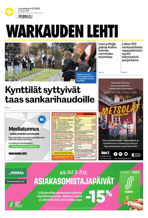 Warkauden Lehti 6.12.2025