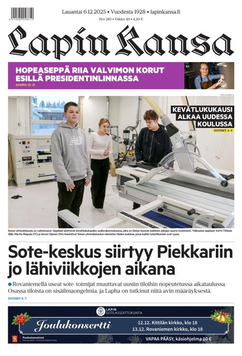 Lapin Kansa 6.12.2025