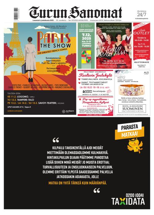 Turun Sanomat 6.12.2025