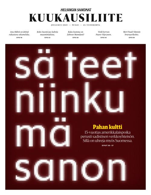 Helsingin Sanomat - Kuukausiliite 6.12.2025
