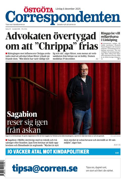 Östgöta Correspondenten 6.12.2025