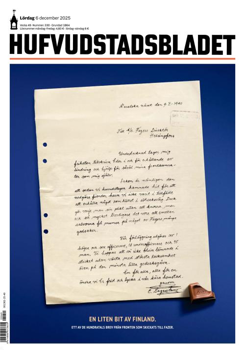Hufvudstadsbladet 6.12.2025