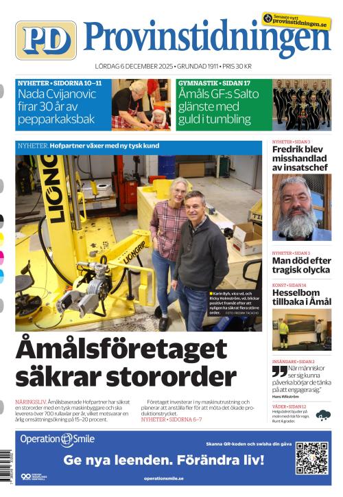 Provinstidningen Dalsland 6.12.2025