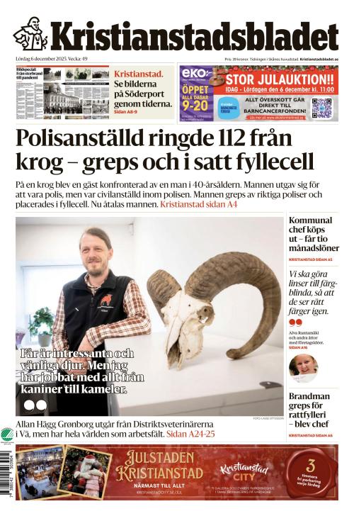Kristianstadsbladet 6.12.2025