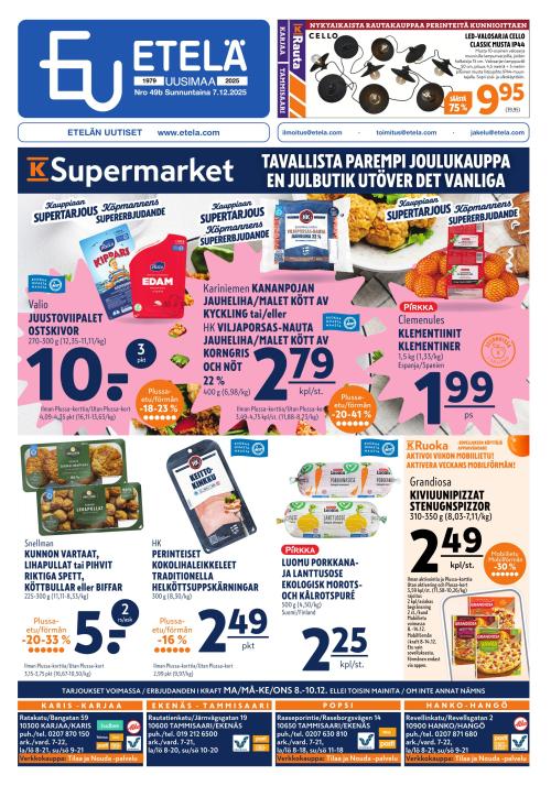 Etelä-Uusimaa 7.12.2025