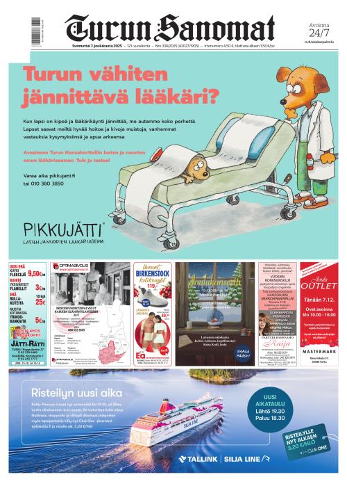 Turun Sanomat 7.12.2025