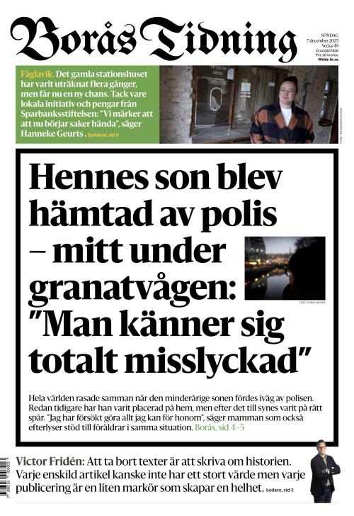 Borås Tidning 7.12.2025