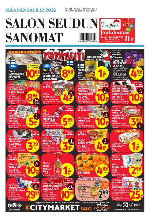 Salon Seudun Sanomat 8.12.2025