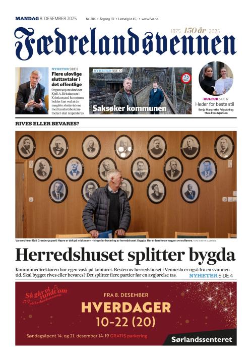 Fædrelandsvennen (NO) 8.12.2025