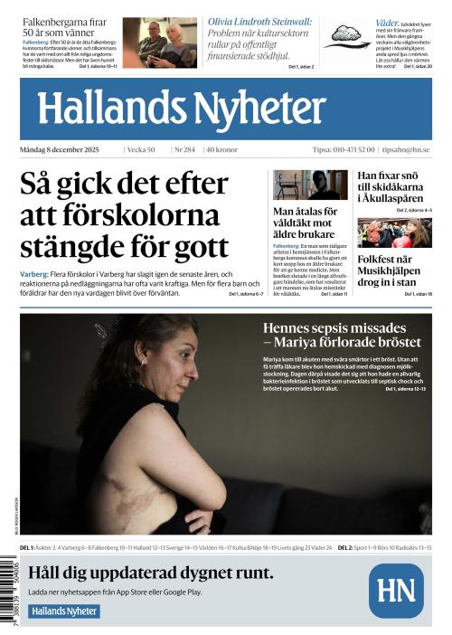 Hallands Nyheter 8.12.2025