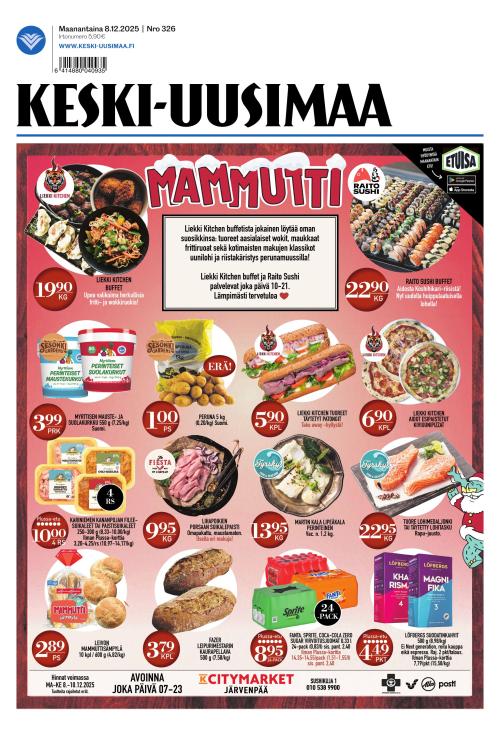 Keski-Uusimaa 8.12.2025