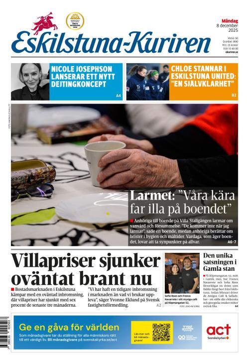 Eskilstuna-Kuriren 8.12.2025