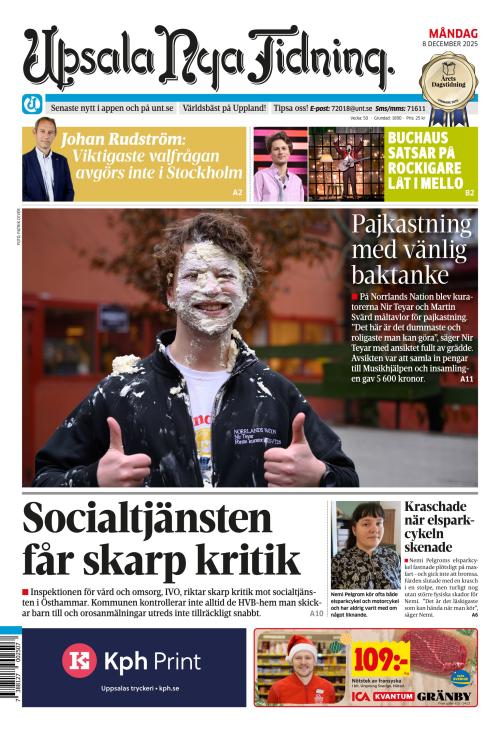 Upsala Nya Tidning 8.12.2025