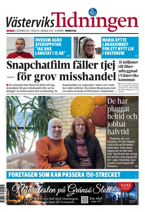 Västerviks-Tidningen 8.12.2025