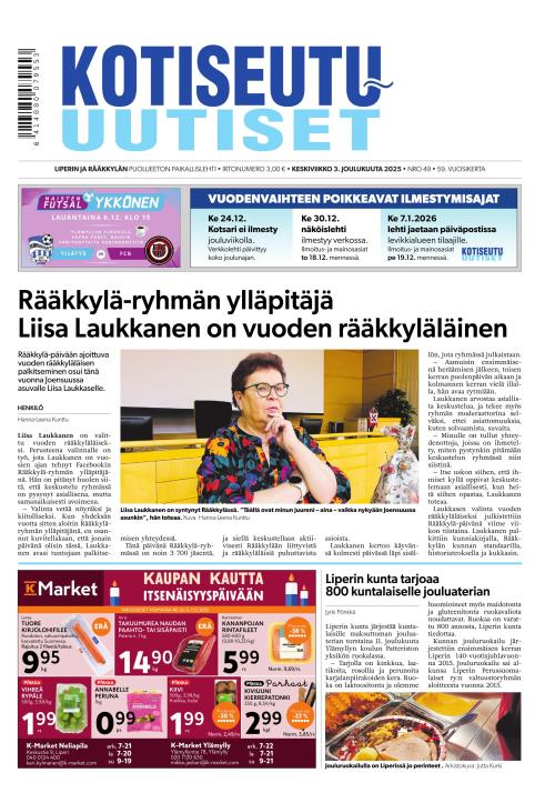 Kotiseutu-uutiset 3.12.2025