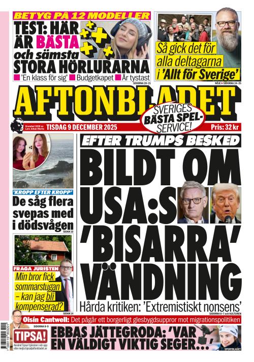 Aftonbladet 9.12.2025
