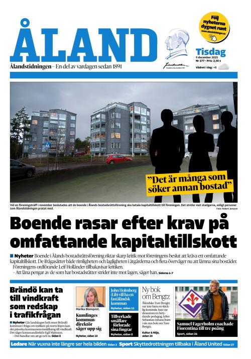 Ålandstidningen 9.12.2025