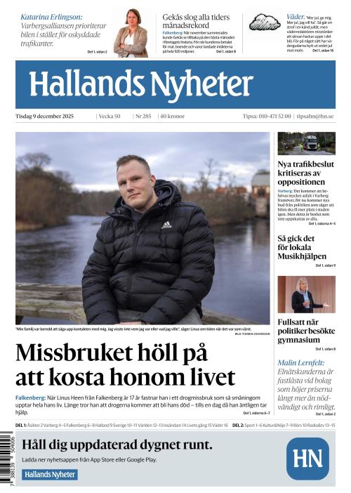 Hallands Nyheter 9.12.2025