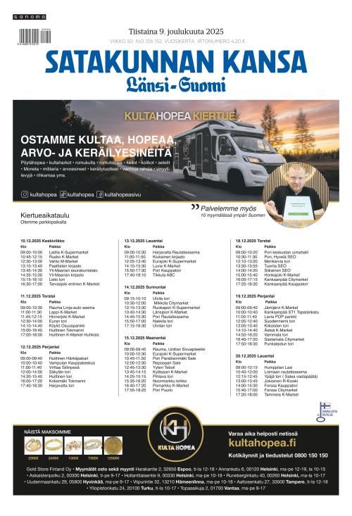 Satakunnan Kansa Länsi-Suomi 9.12.2025