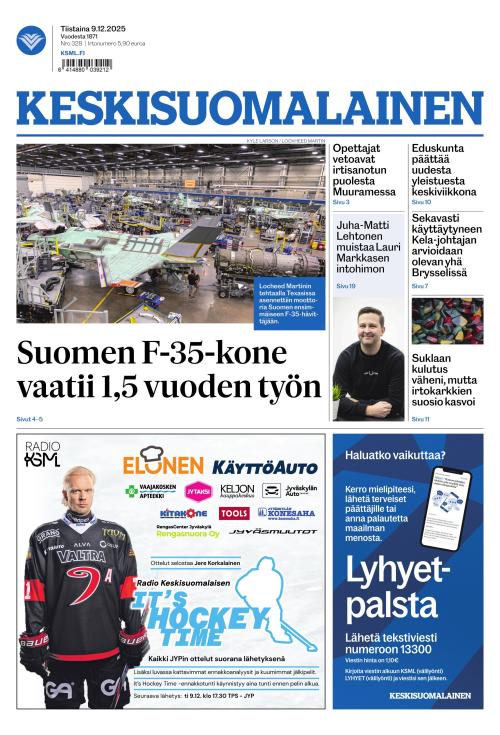Keskisuomalainen 9.12.2025